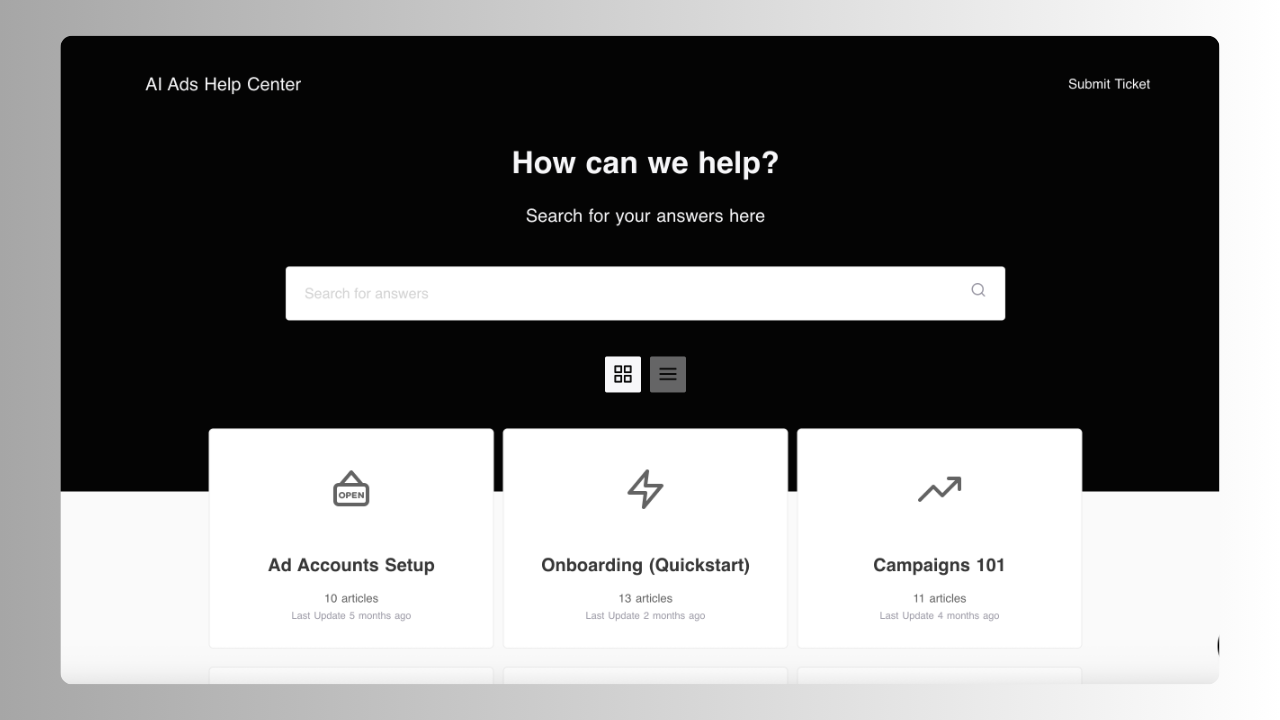 Whitelabel help center, resources, & support Plai