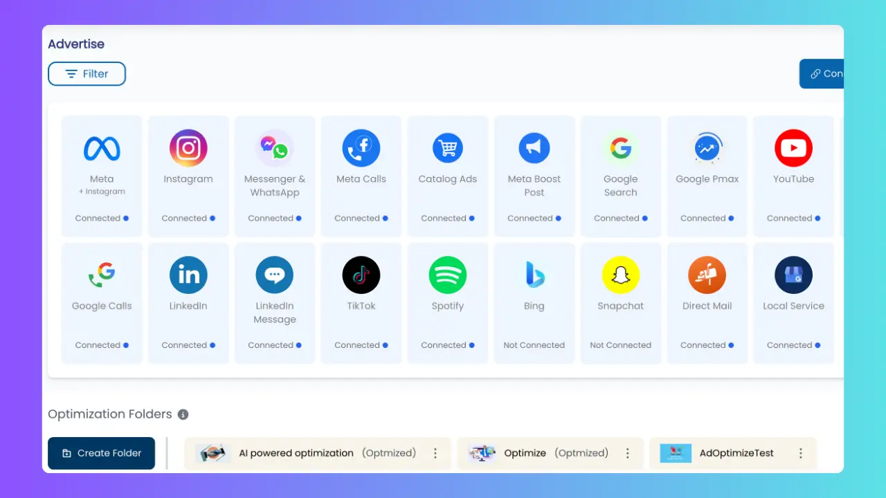 Whitelabel marketing Instantly access client ad accounts and socials with LinkBridge by Plai