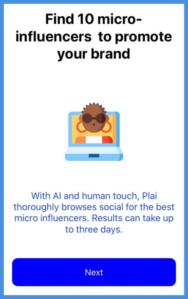 Find micro-influencers with Plai