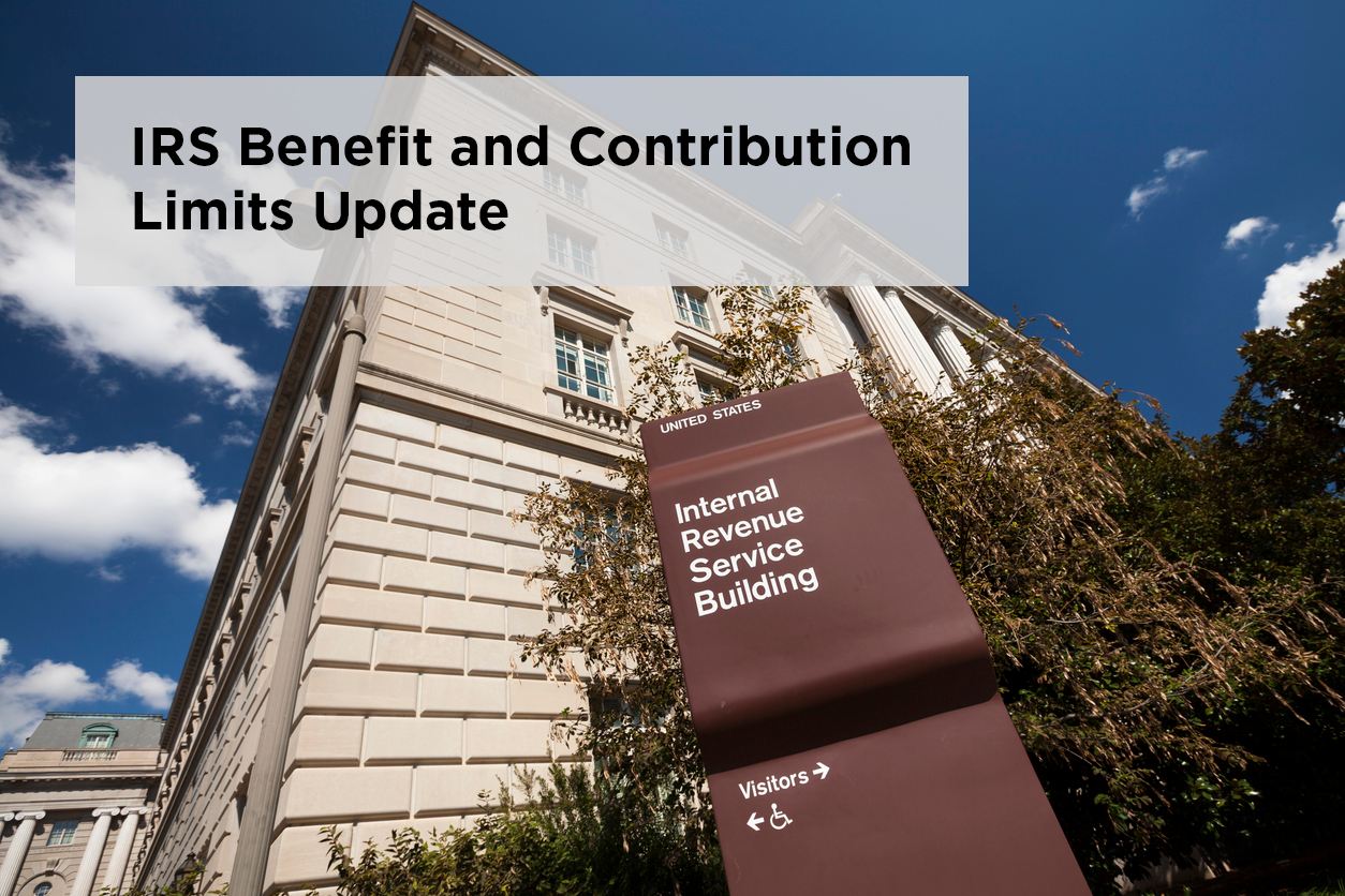 Update - IRA benefit and contribution limits