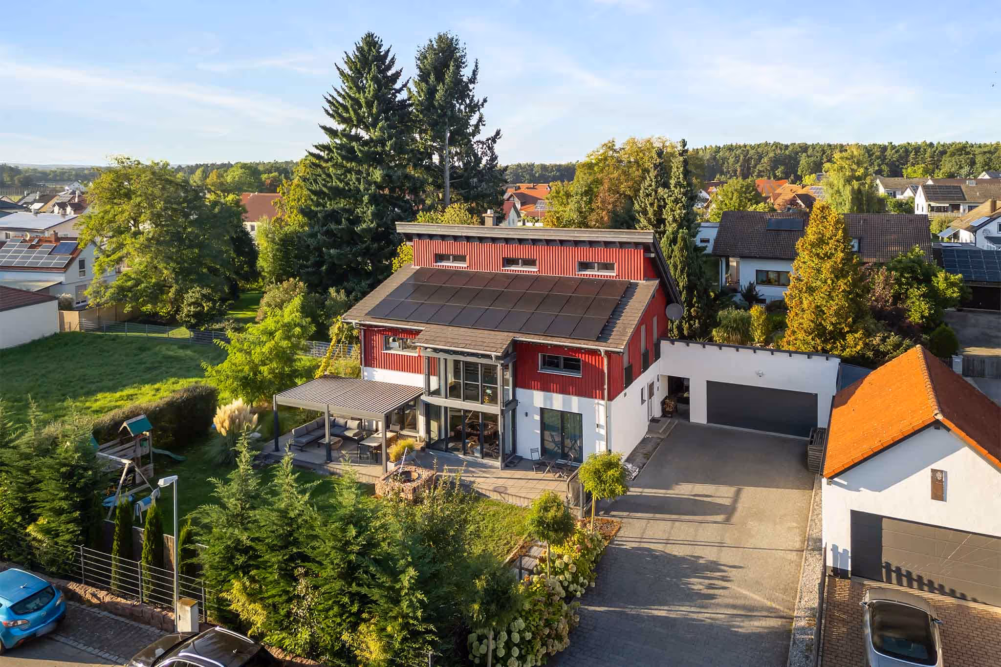 Immobilienfoto Luftuafname
