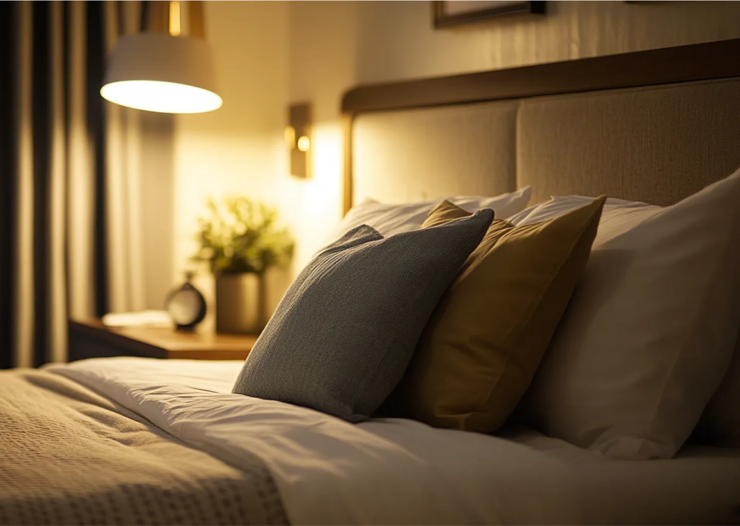 a comfortable student accommodation bed