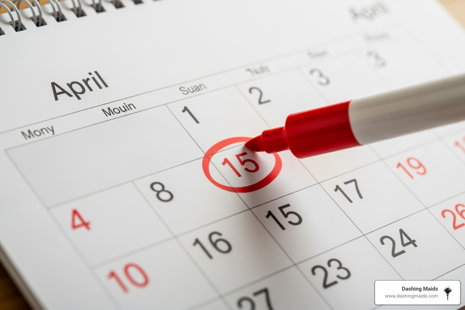 calendar with "Spring Cleaning" circled - deep house cleaning denver calendar with "Spring Cleaning" circled - deep house cleaning denver