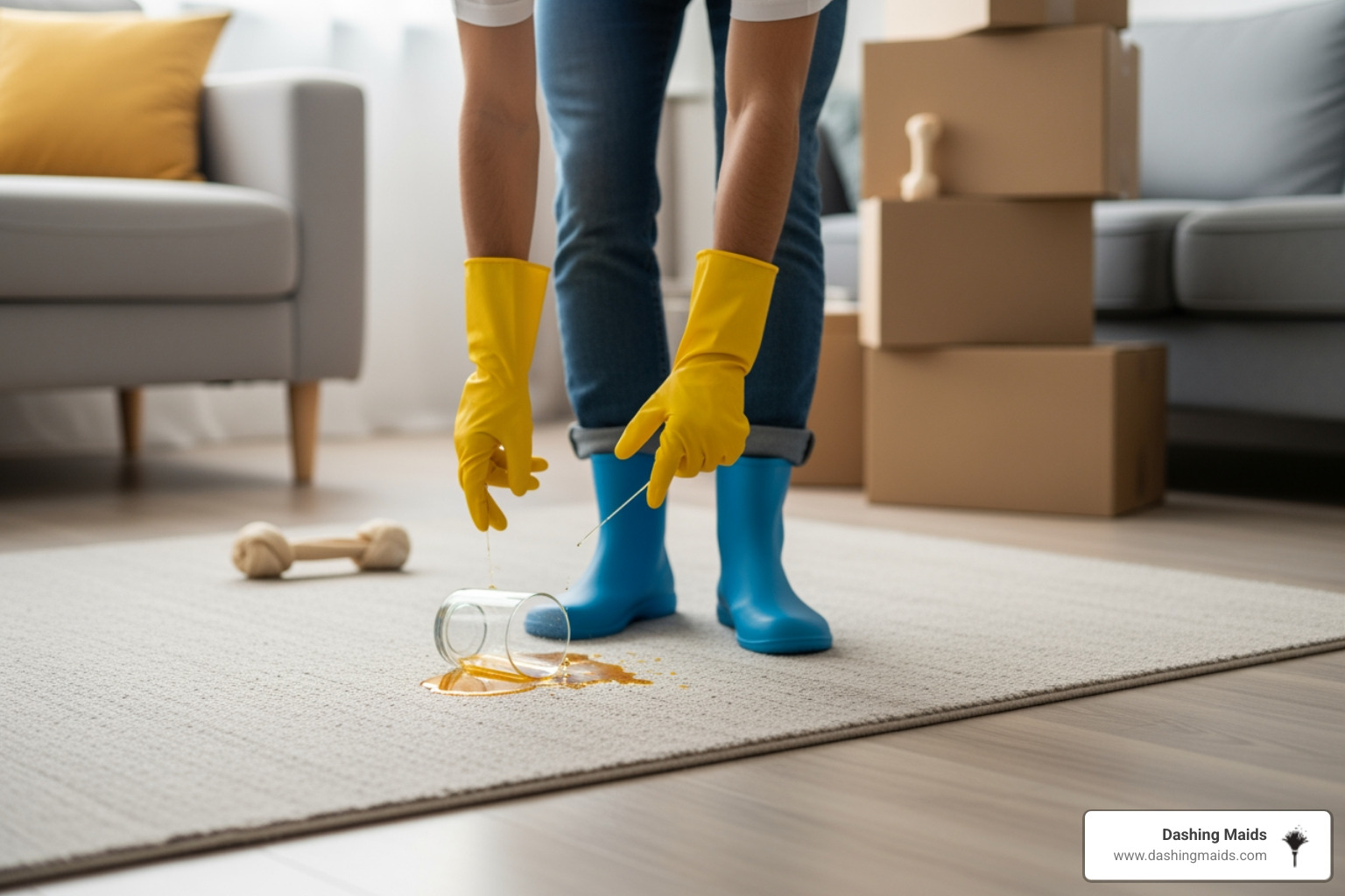 Infographic showing top reasons for emergency apartment cleaning requests: 40% move-in/move-out situations, 25% unexpected guests, 20% spills and accidents, 10% pet-related messes, and 5% post-event cleanup, with icons representing same-day service availability and average 2-4 hour response times in Broomfield - emergency apartment cleaning in broomfield, co