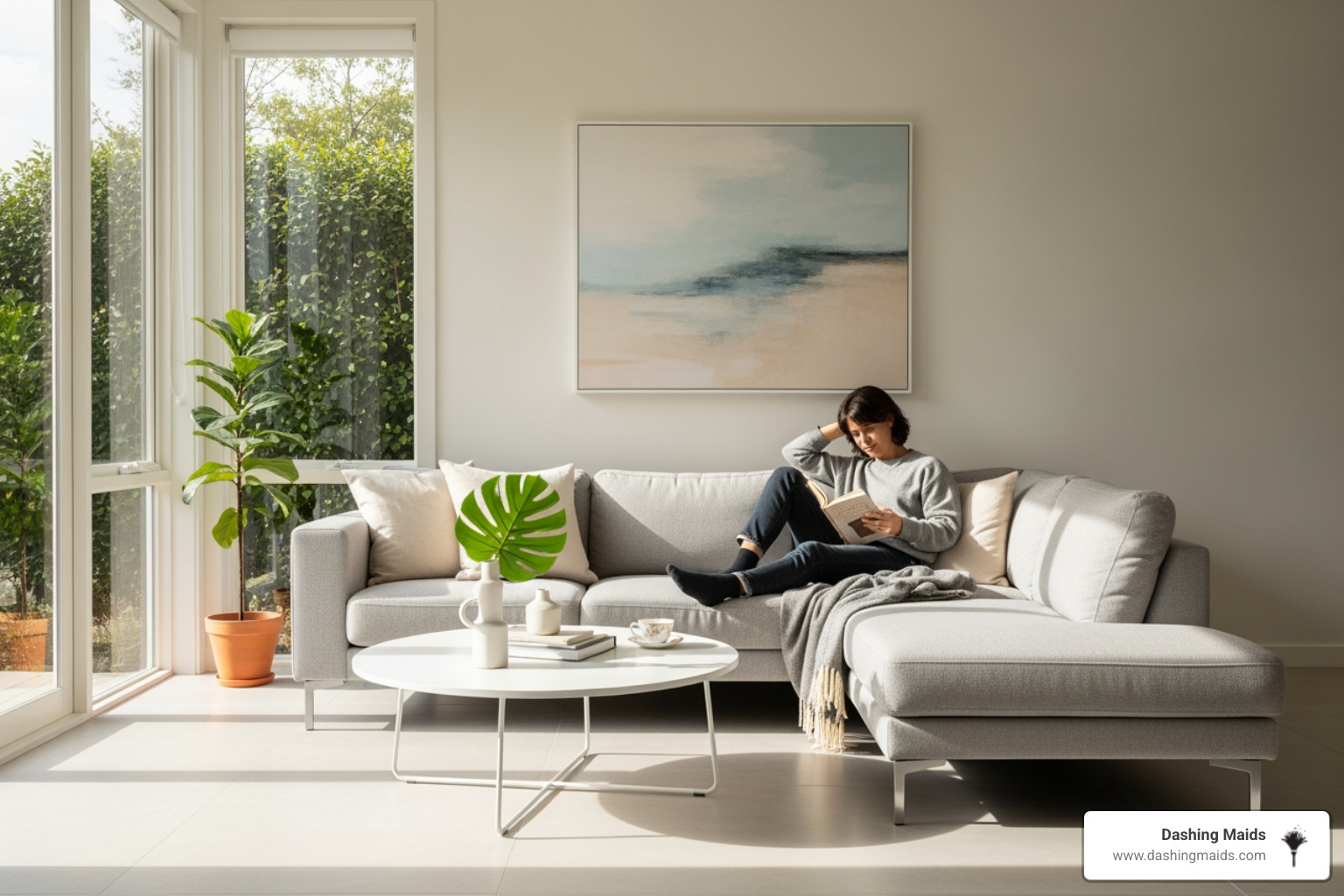 infographic explaining the key benefits of a professionally cleaned apartment - local apartment cleaning in arvada, co