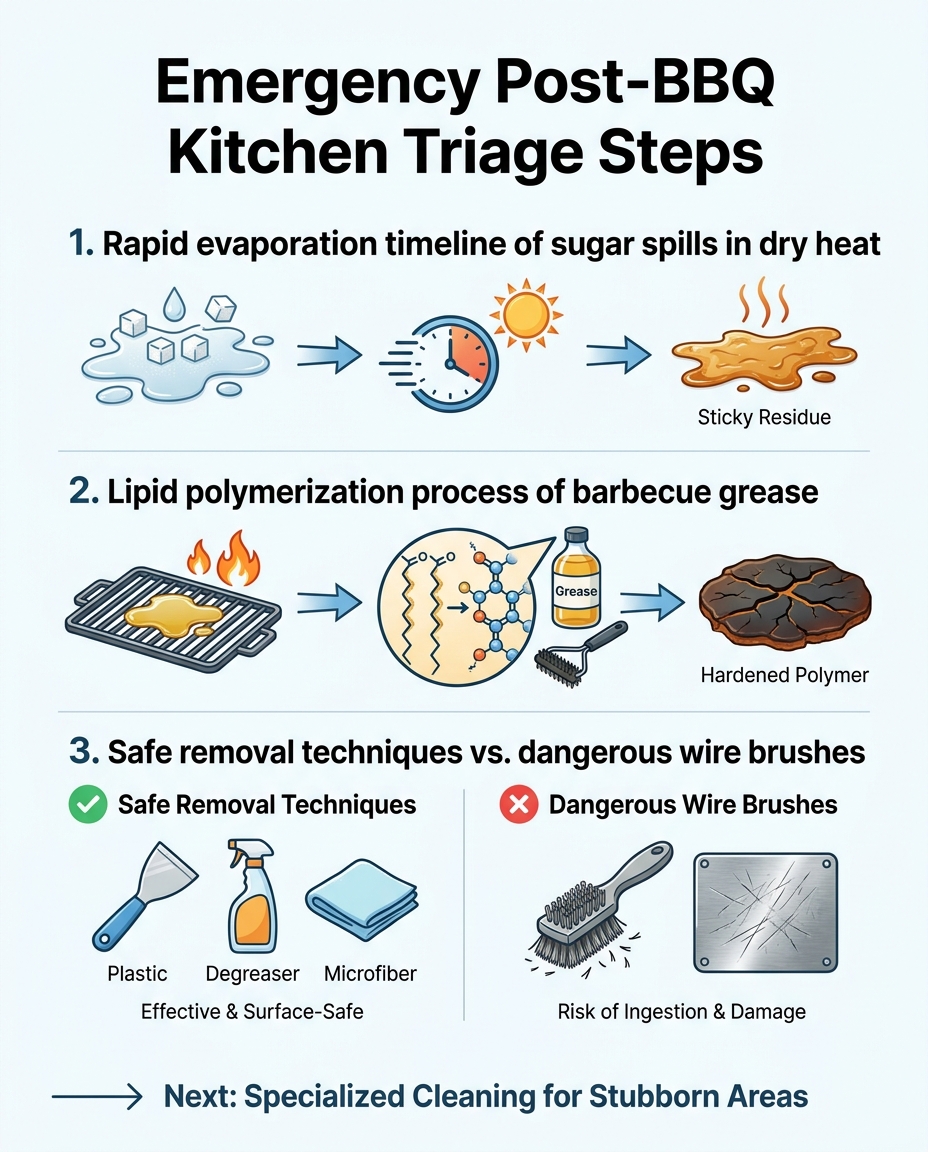 Emergency Post-BBQ Kitchen Triage Steps