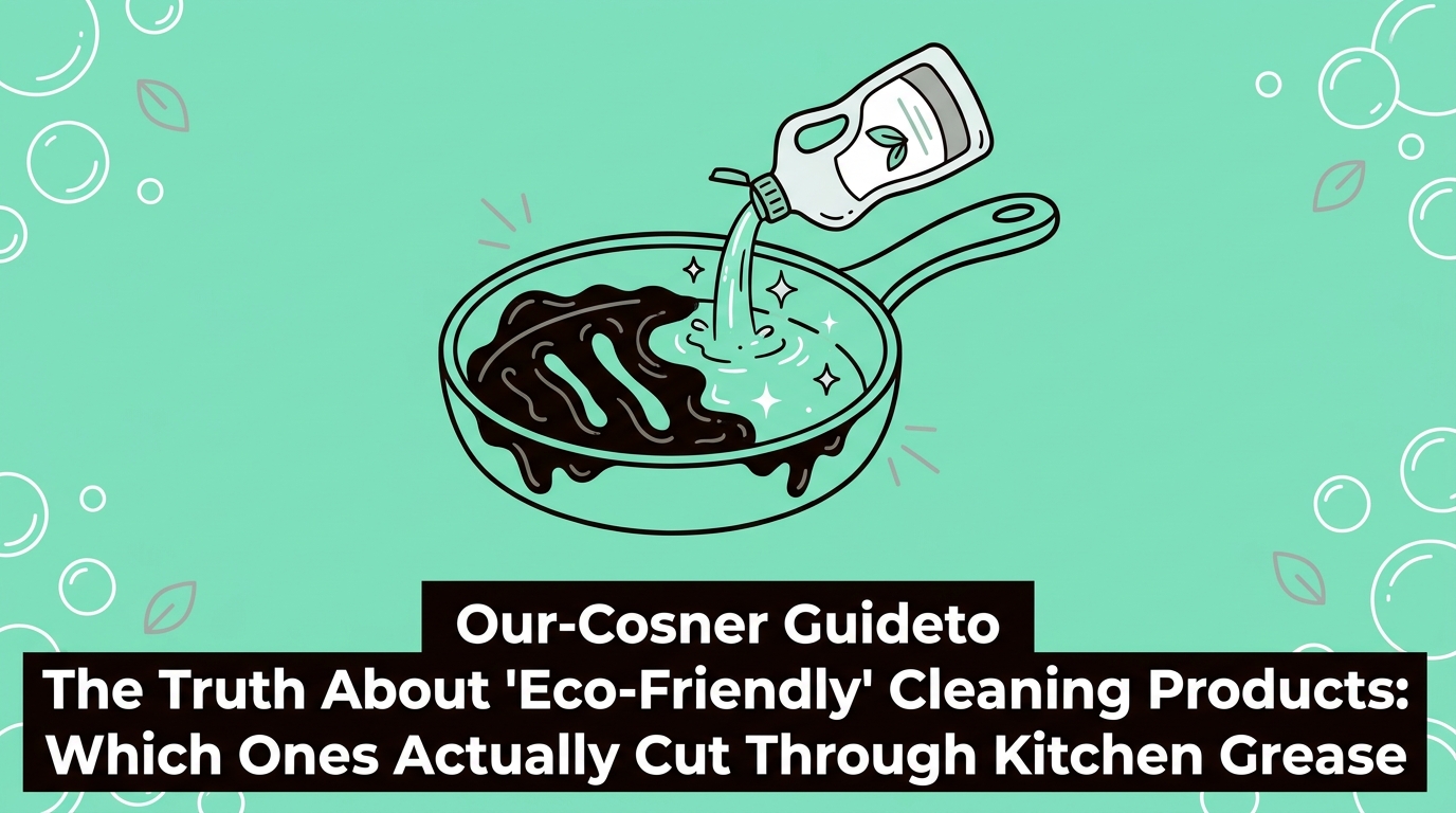 The Truth About 'Eco-Friendly' Cleaning Products: Which Ones Actually Cut Through Kitchen Grease