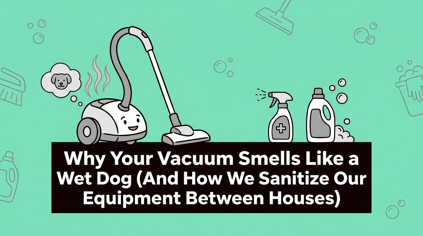 Why Your Vacuum Smells Like a Wet Dog (And How We Sanitize Our Equipment Between Houses)