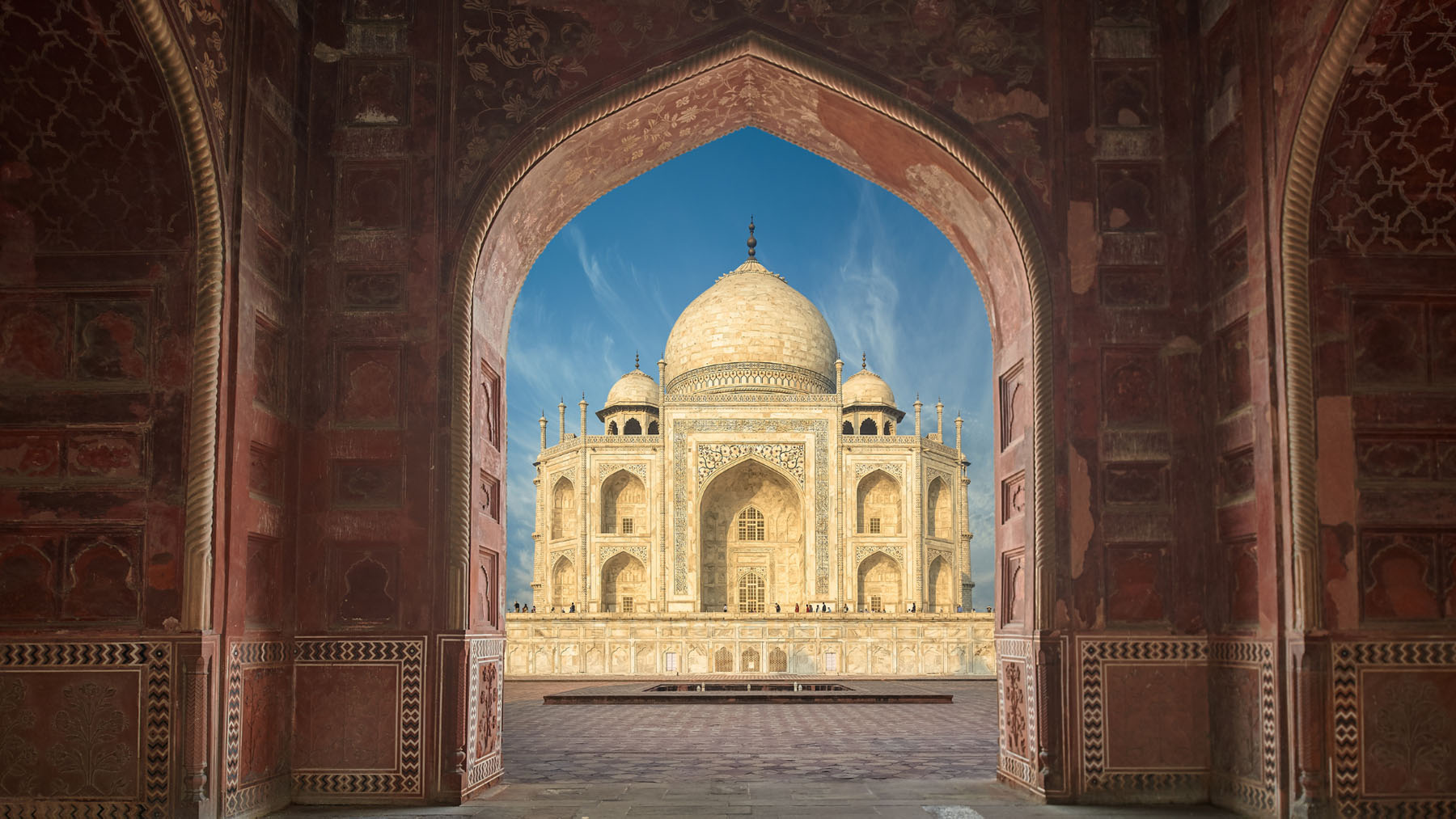 Desert fort and palace architecture in Rajasthan, India