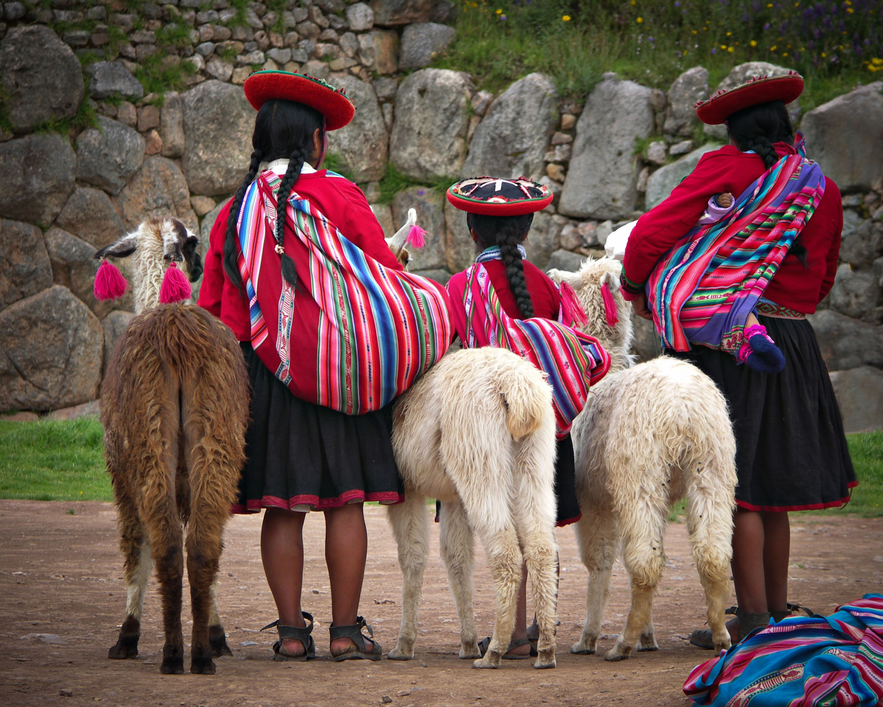 Andean terraces and mountains in Peru's Sacred Valley