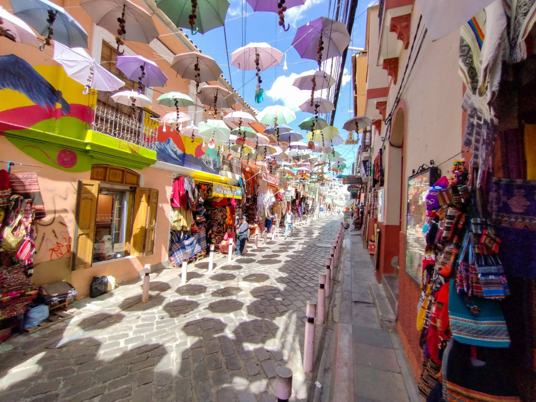 La Paz cityscape set against the Bolivian Andes