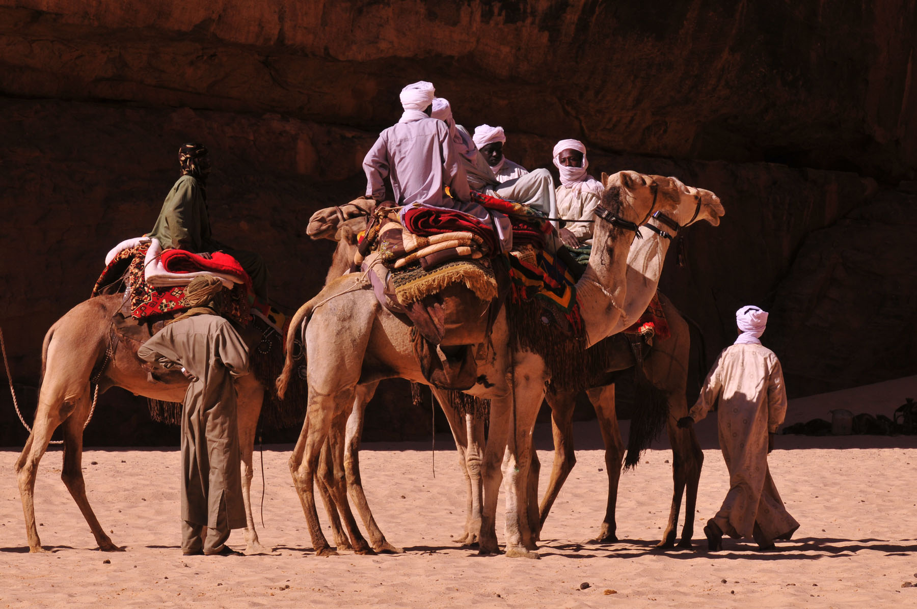 Sahara sunrise over the Ennedi Massif, Chad
