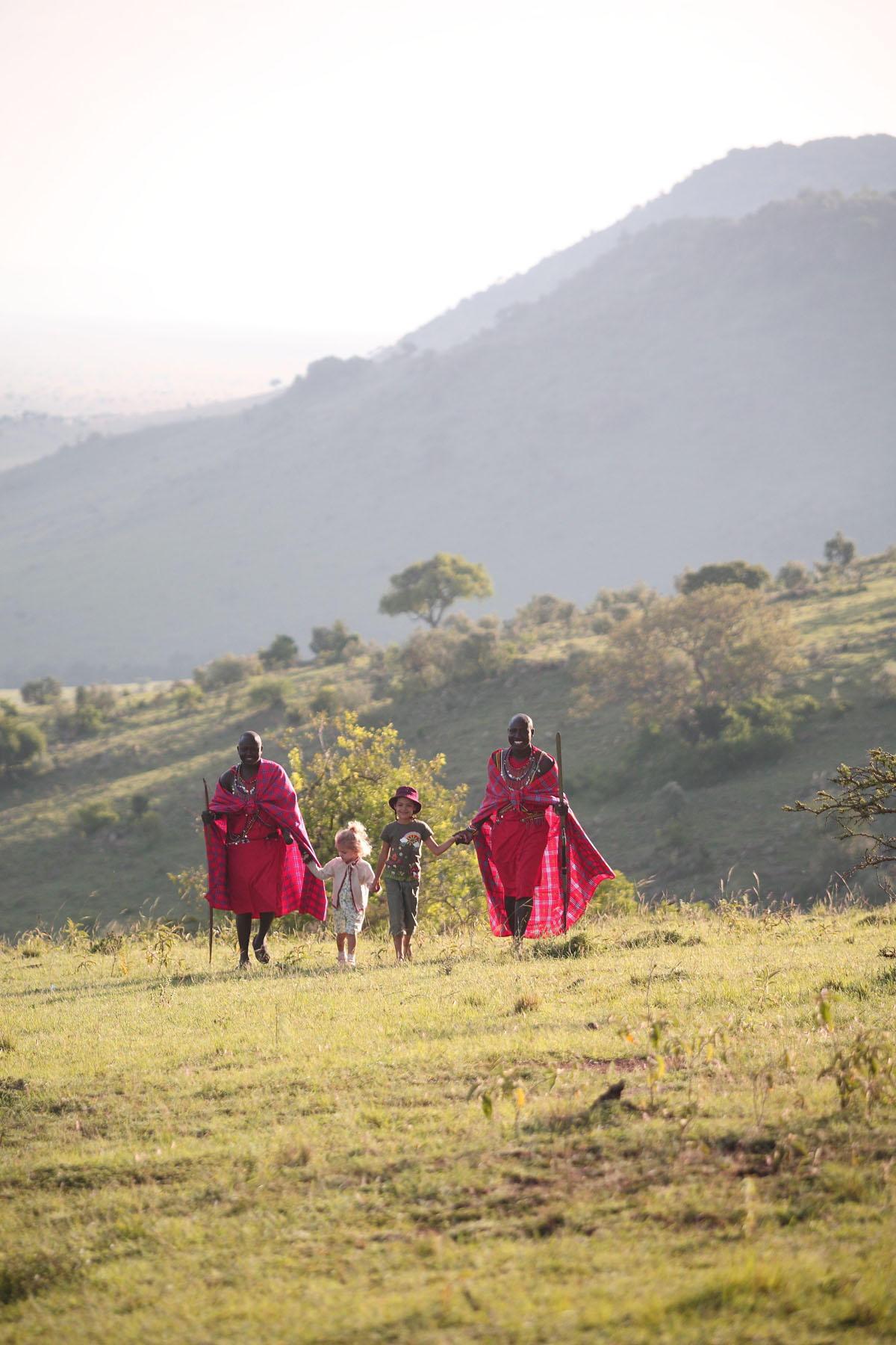 Golden light over the Maasai Mara plains, Kenya