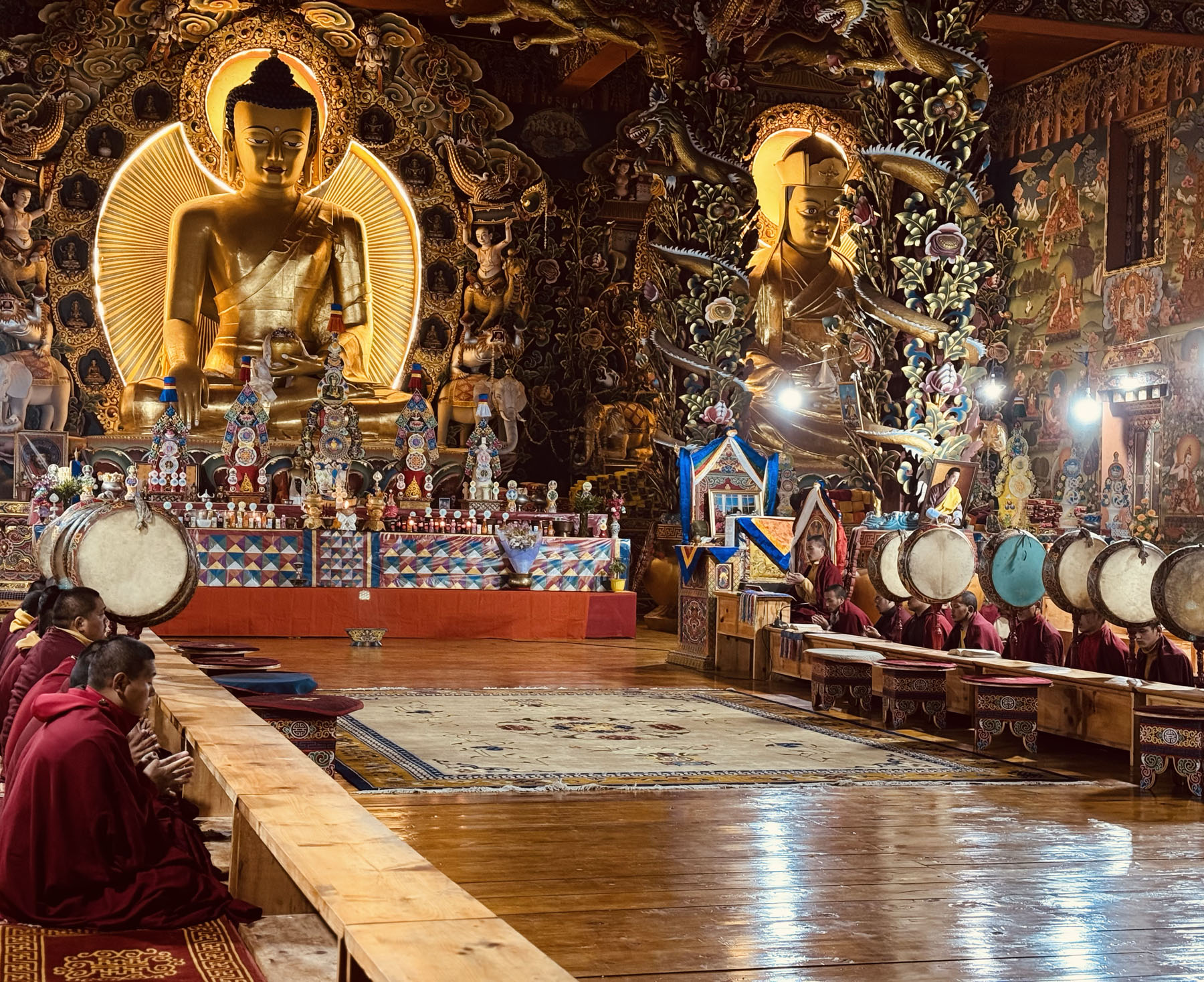 Buddhist monastery in Paro, Bhutan