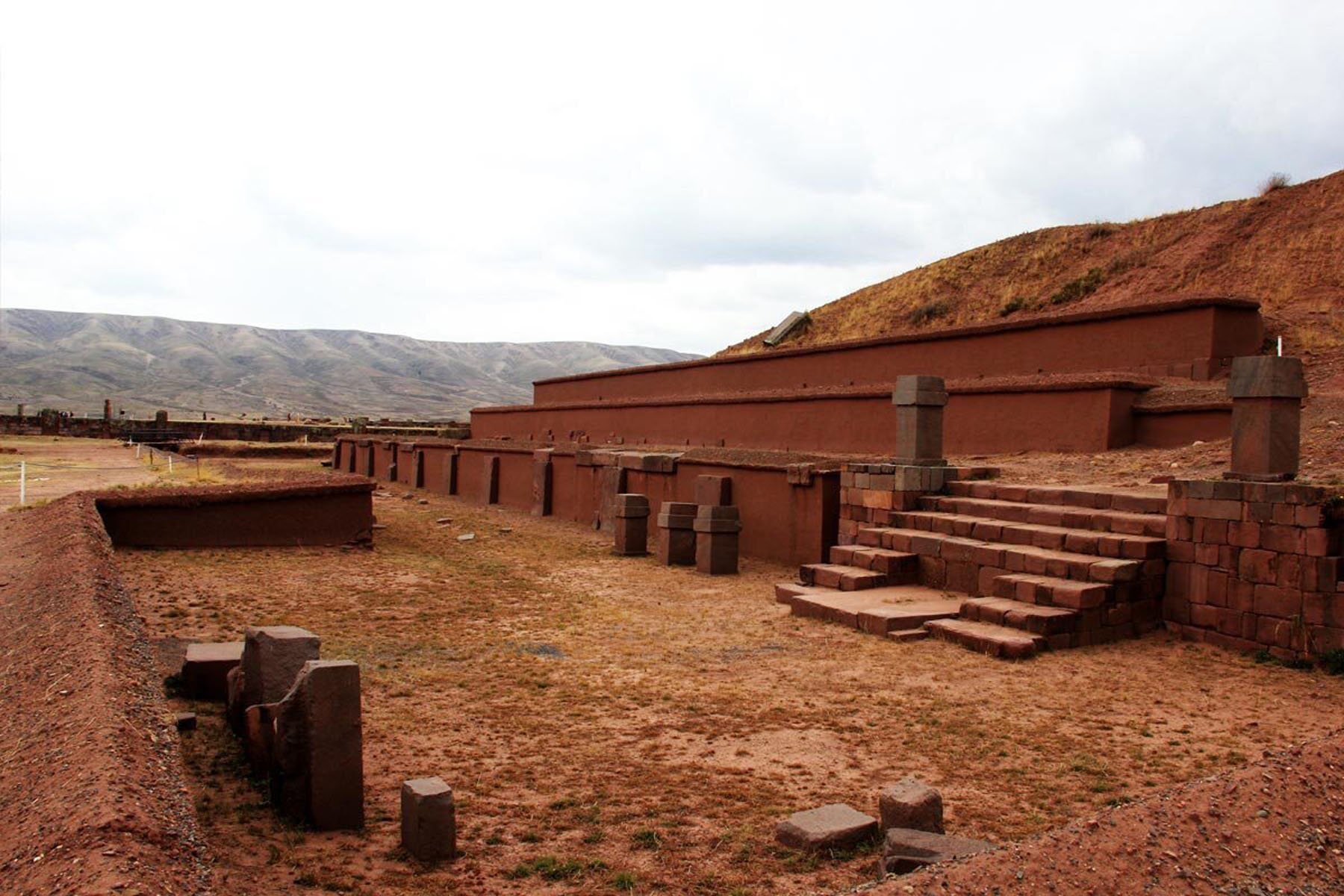 Tiwanaku stone ruins, Bolivia