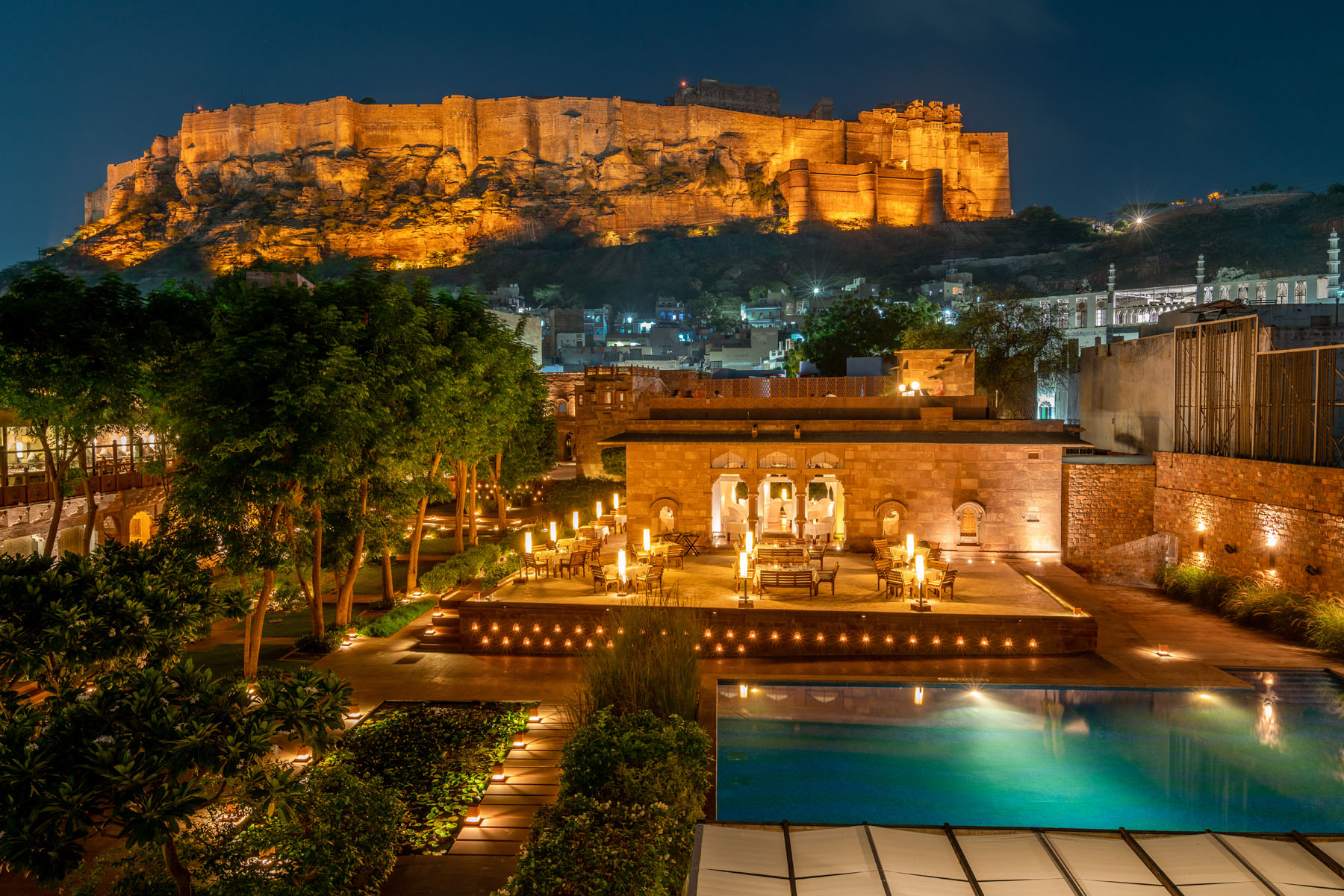 Ayurvedic treatment setting in South India