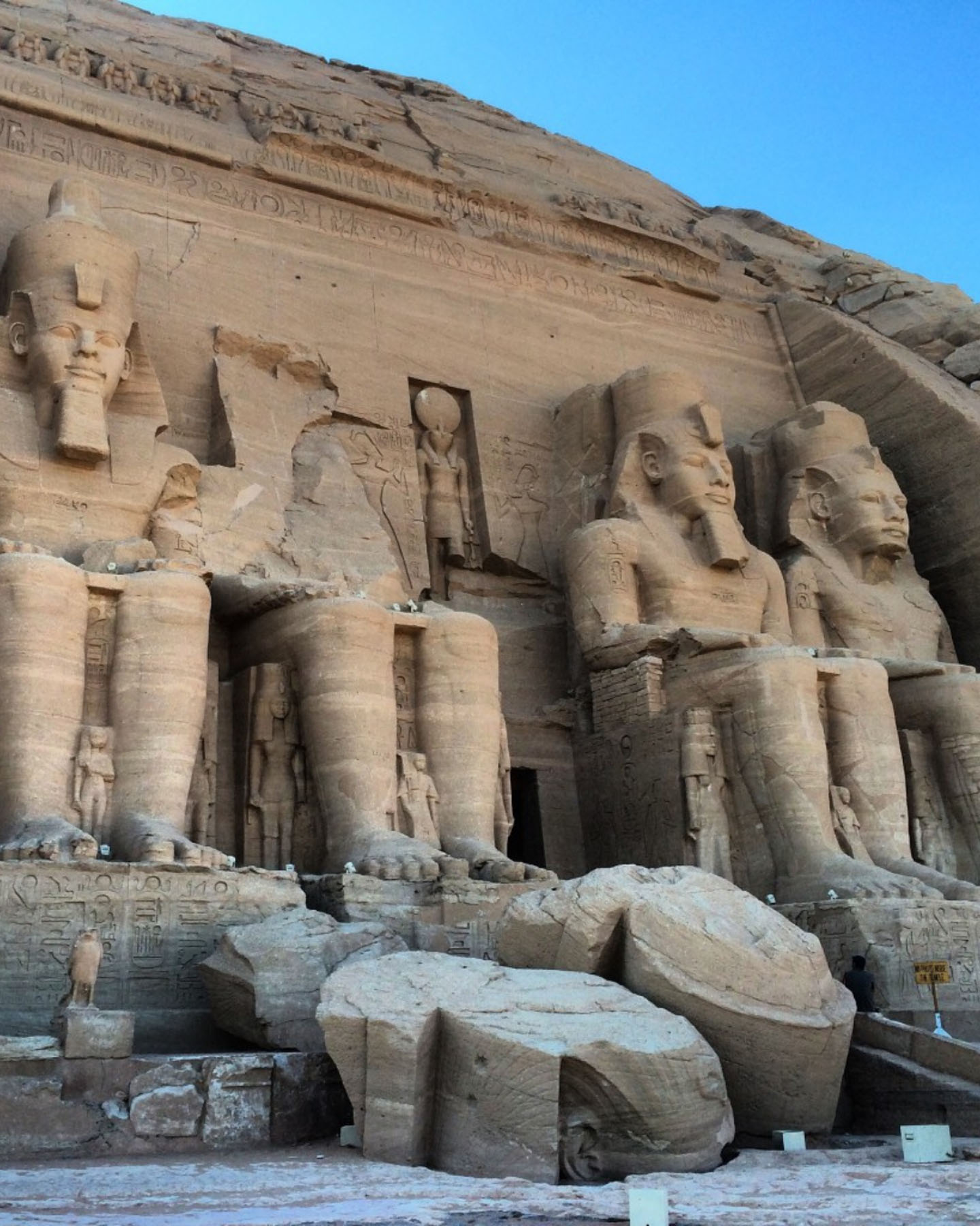 Karnak Temple complex columns, Egypt