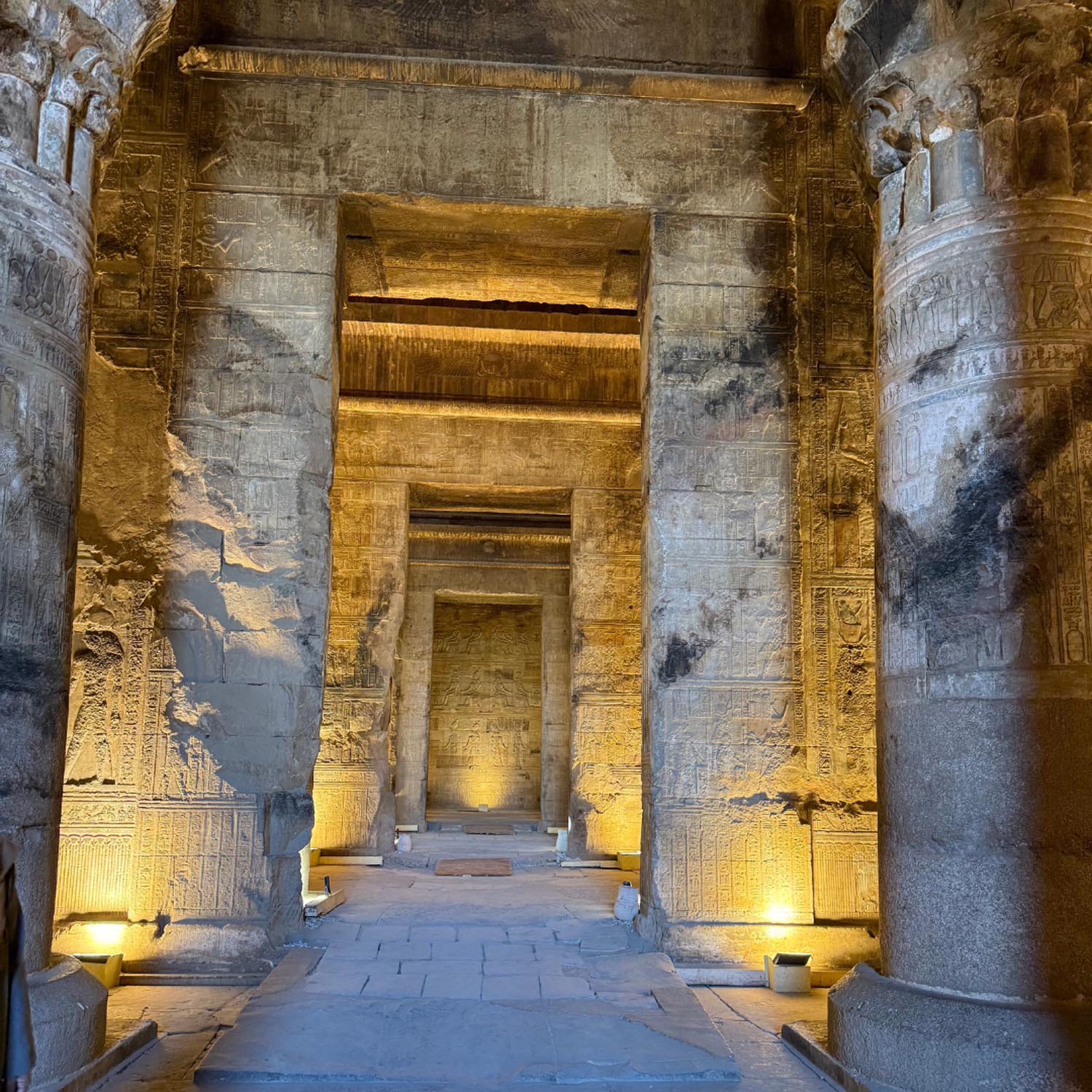 Sekhmet Chapel interior at Karnak, Egypt