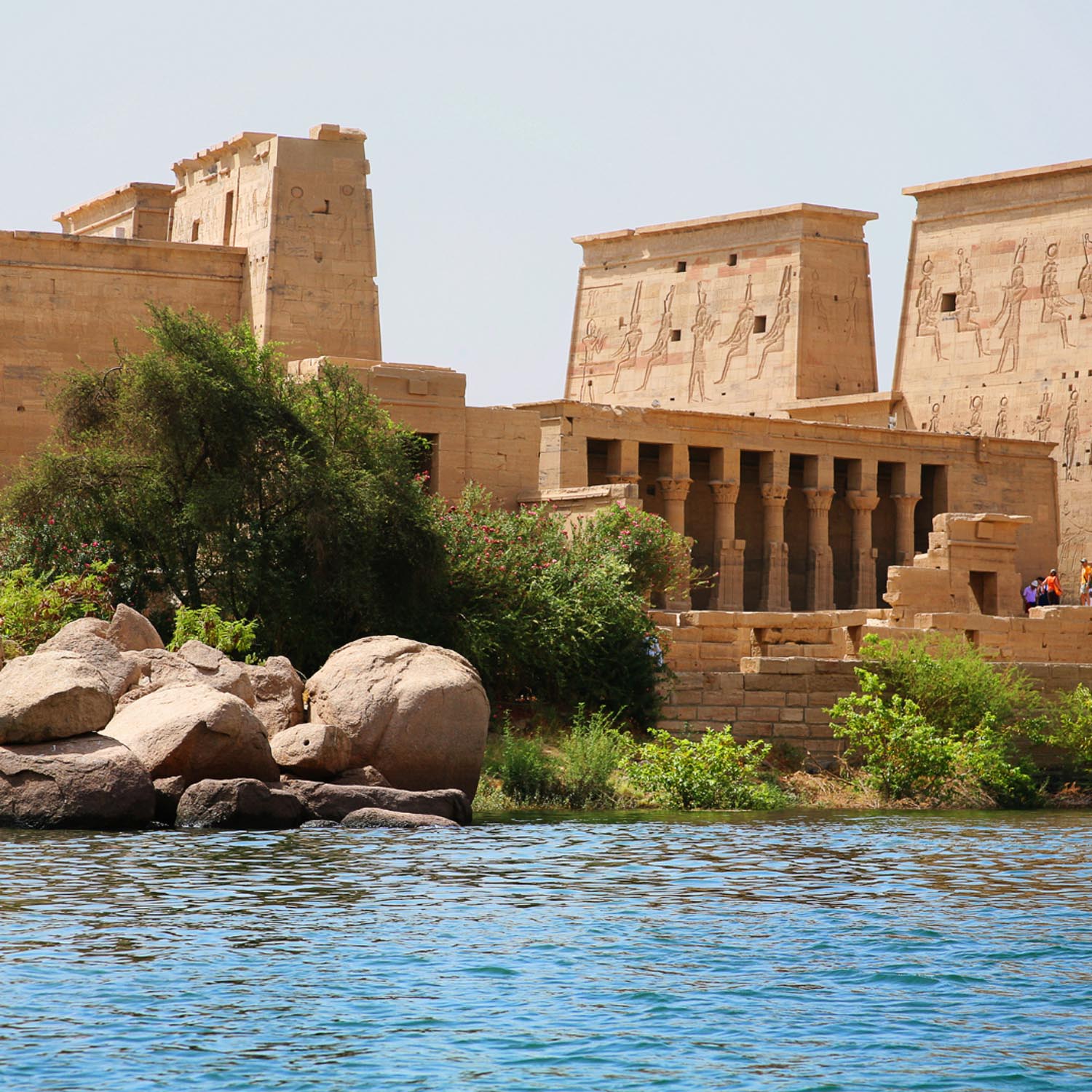 Mena House hotel view of the pyramids, Egypt