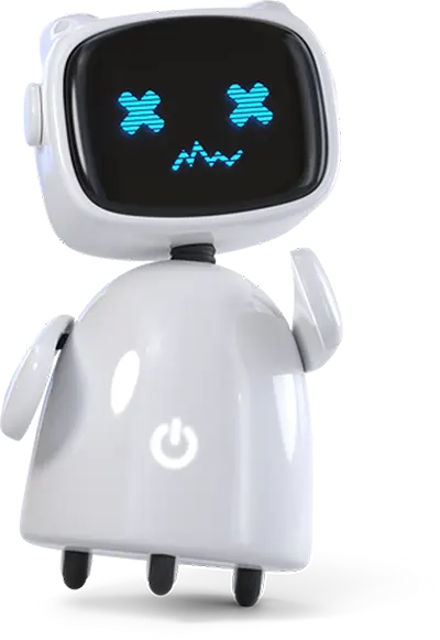 Icono 3d robot IA