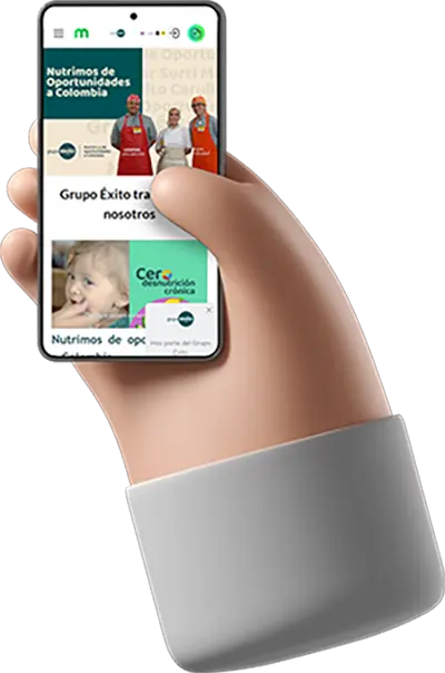 Icono 3d Mockup celular Mangneto empleos