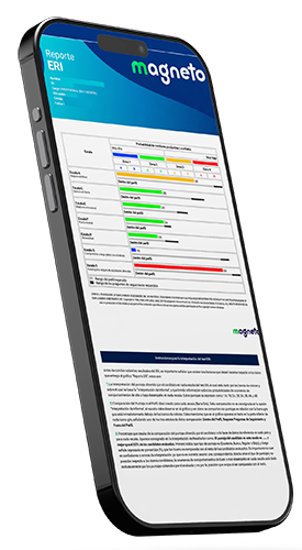 Mockup reporte pruebas psicométricas de riesgo e integridad (ERI)