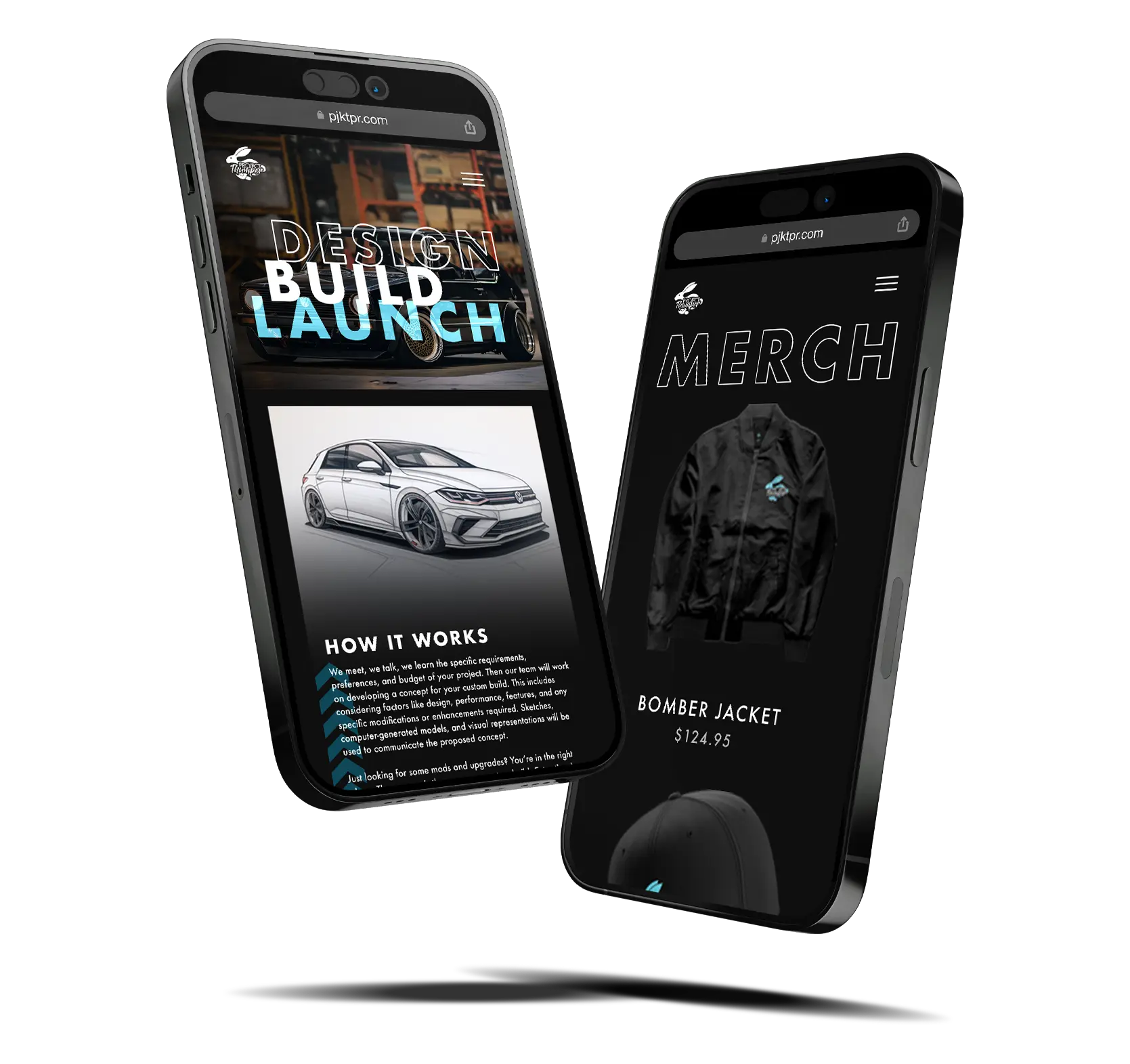 Relik Ghost Project Thumper Web Design