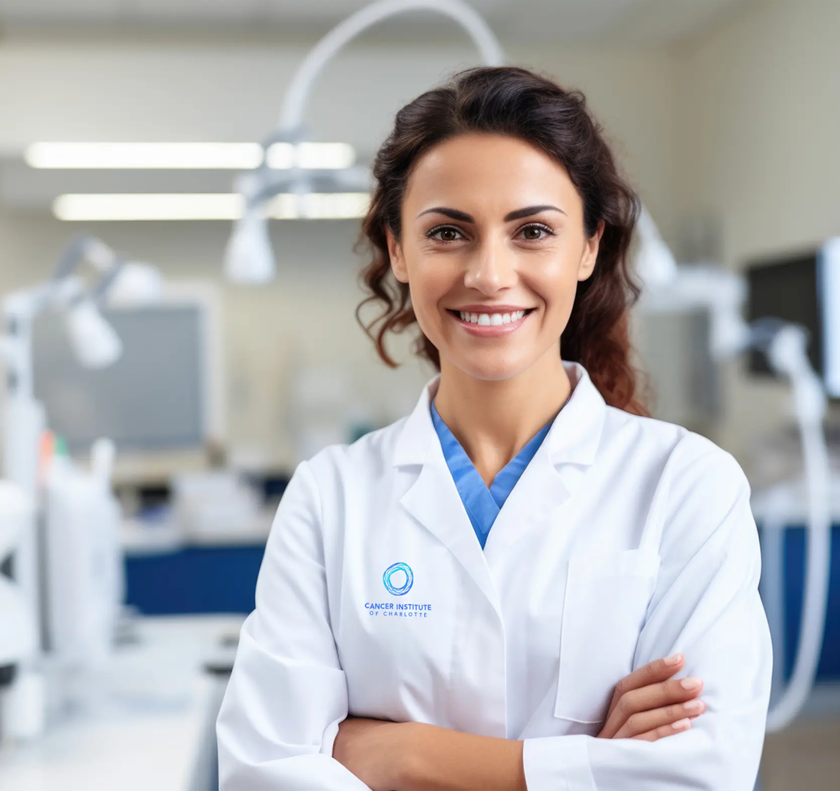 Relik Ghost Cancer Institute of Charlotte White Coat Branding Apparel