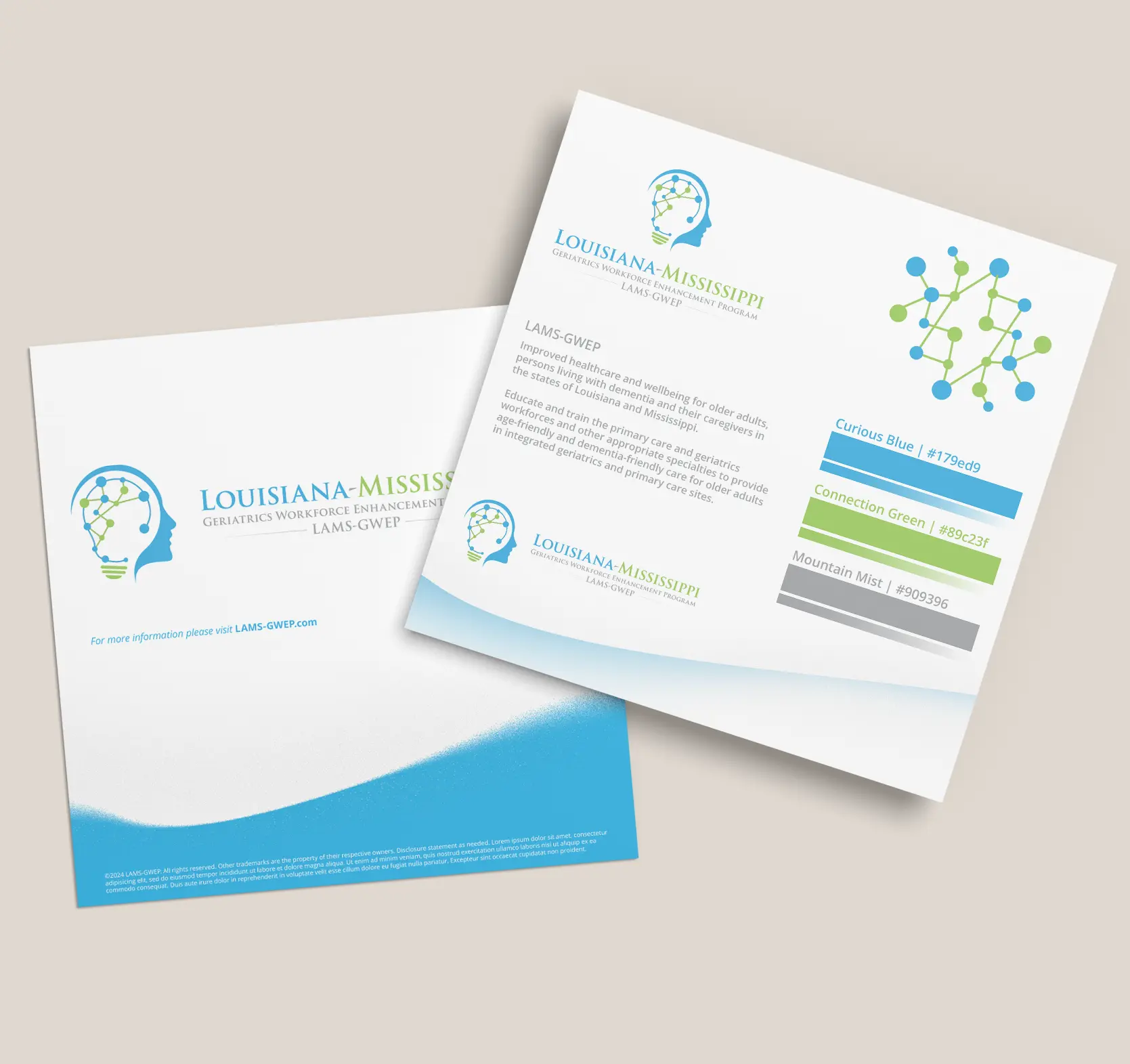 Relik Ghost LAMS-GWEP Branding Mini Brand Guide Card