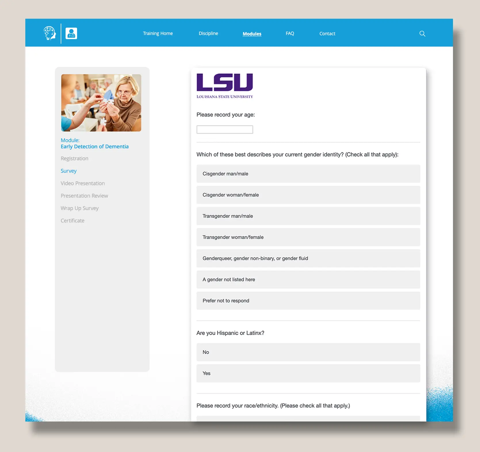 Relik Ghost LAMS-GWEP Training Platform Module Survey