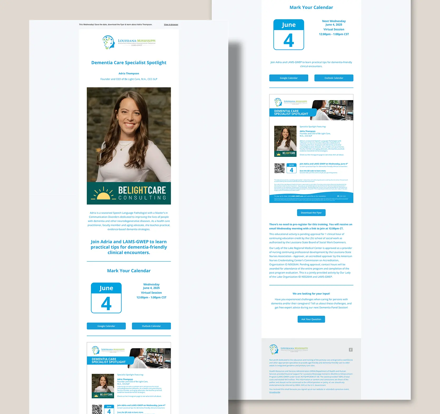 Relik Ghost LAMS-GWEP Email Marketing Platform Campaign Layout Preview