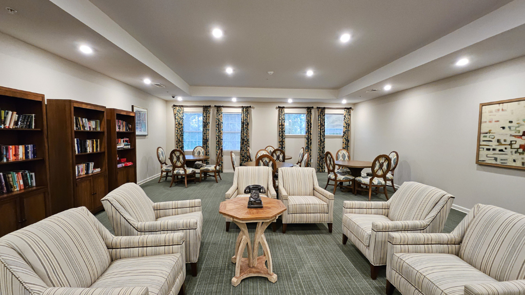 Library with Books