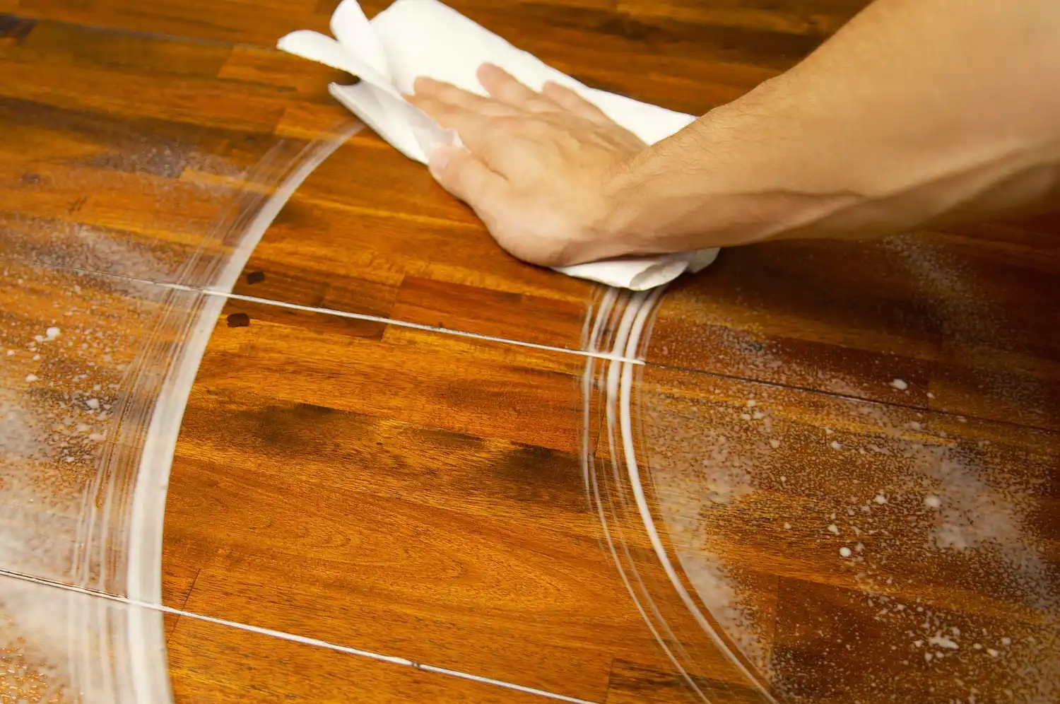 Cleaning floor photo