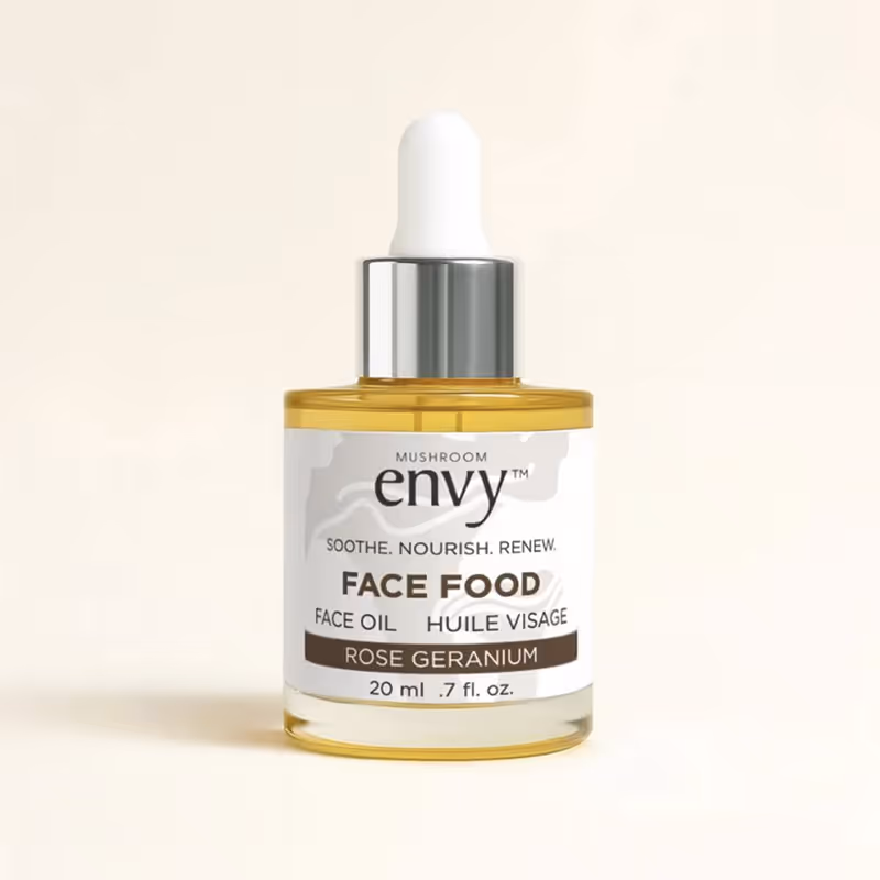Mushroom Envy Organic Face Food, Rose Geranium