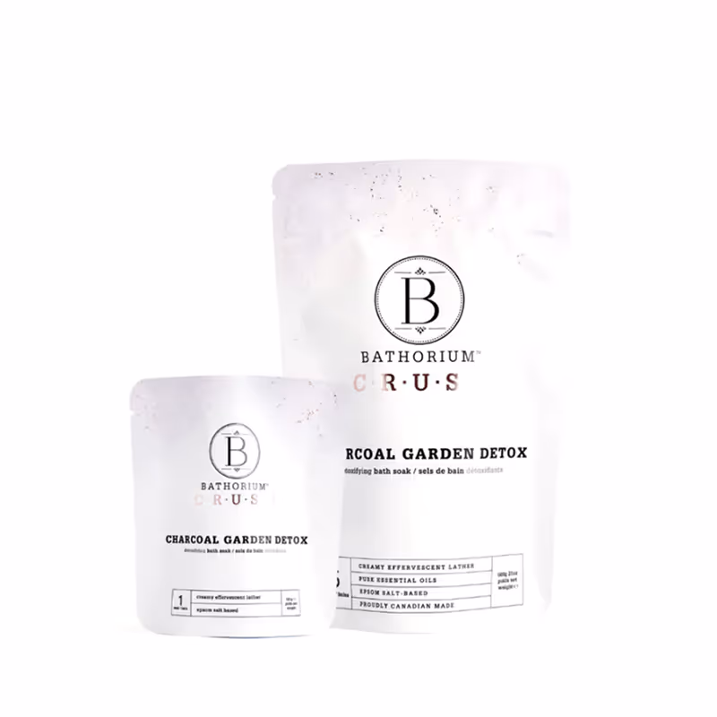 Bathorium — Charcoal Garden Detox Bath Soak