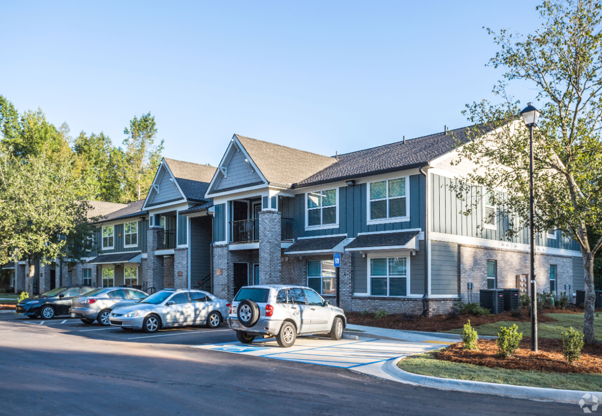 Exterior of apartments