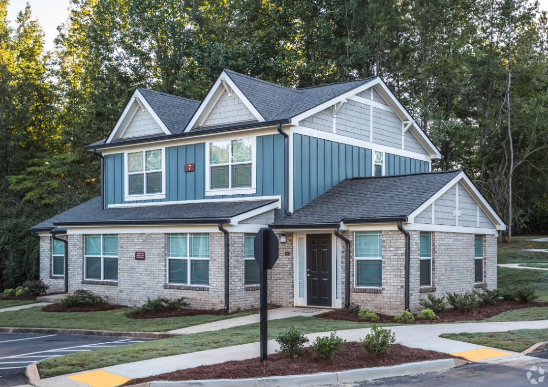 Exterior of apartments