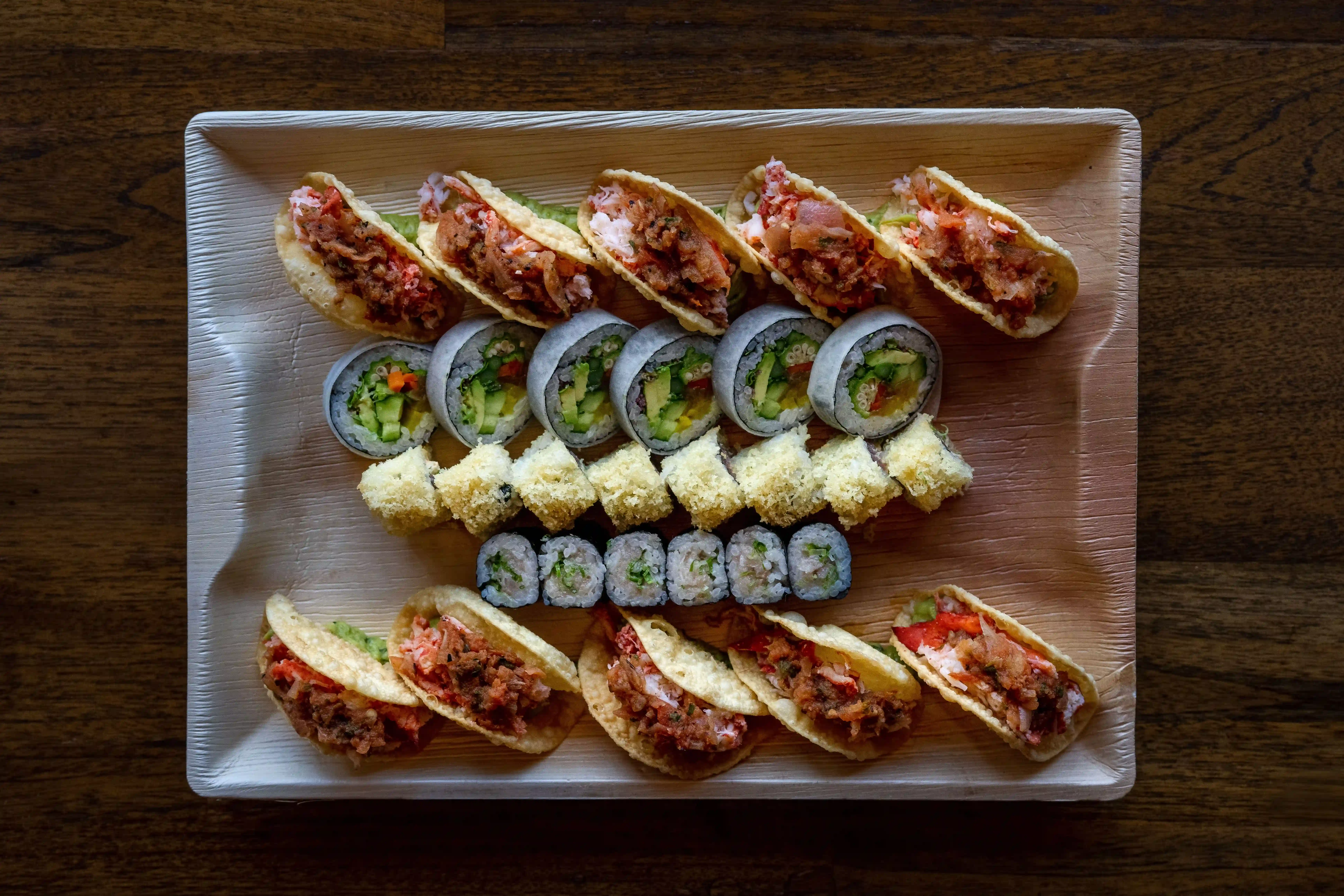 Food at Up in the Sky Music Festival