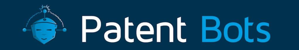 Patent Bots logo with robot icon and text