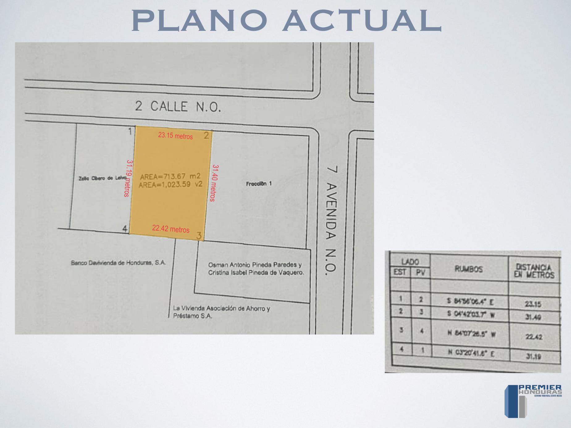 Plano del terreno