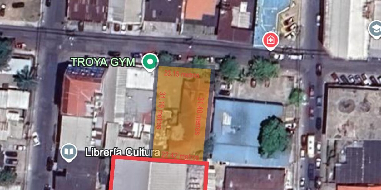 Propiedad Barrio El Centro - vista aérea del lote