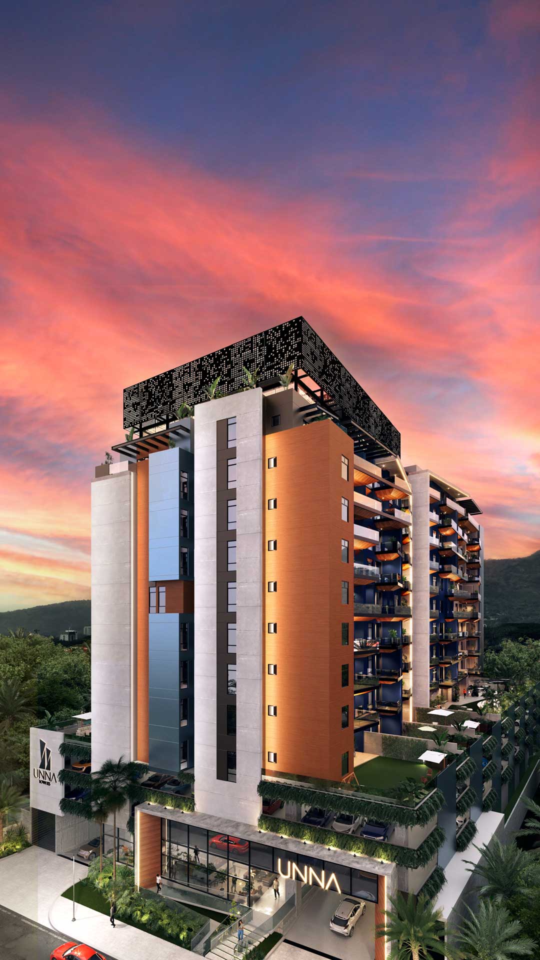UNNA Towers - torre residencial de lujo en San Pedro Sula