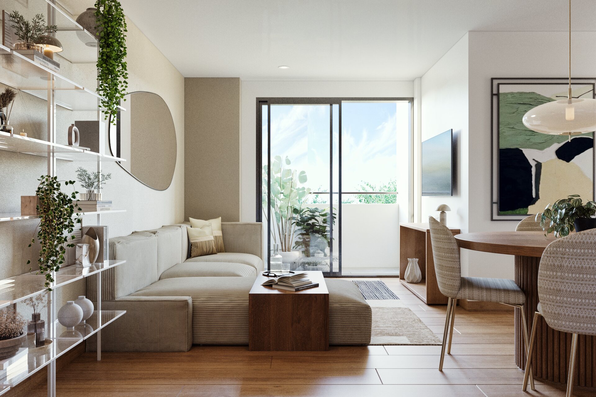 Apolo - sala de apartamento