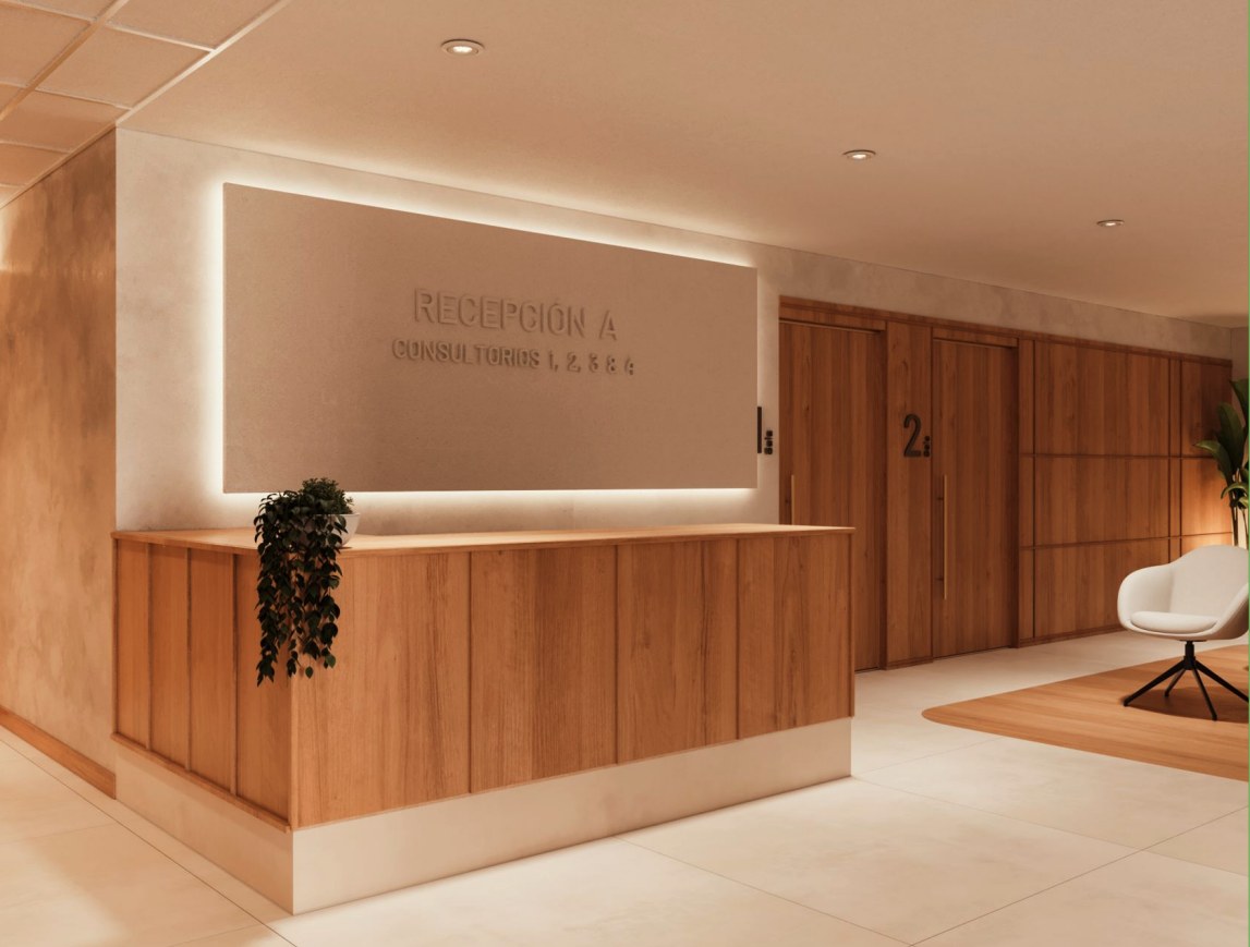 Apolo - recepción del piso médico, nivel 9