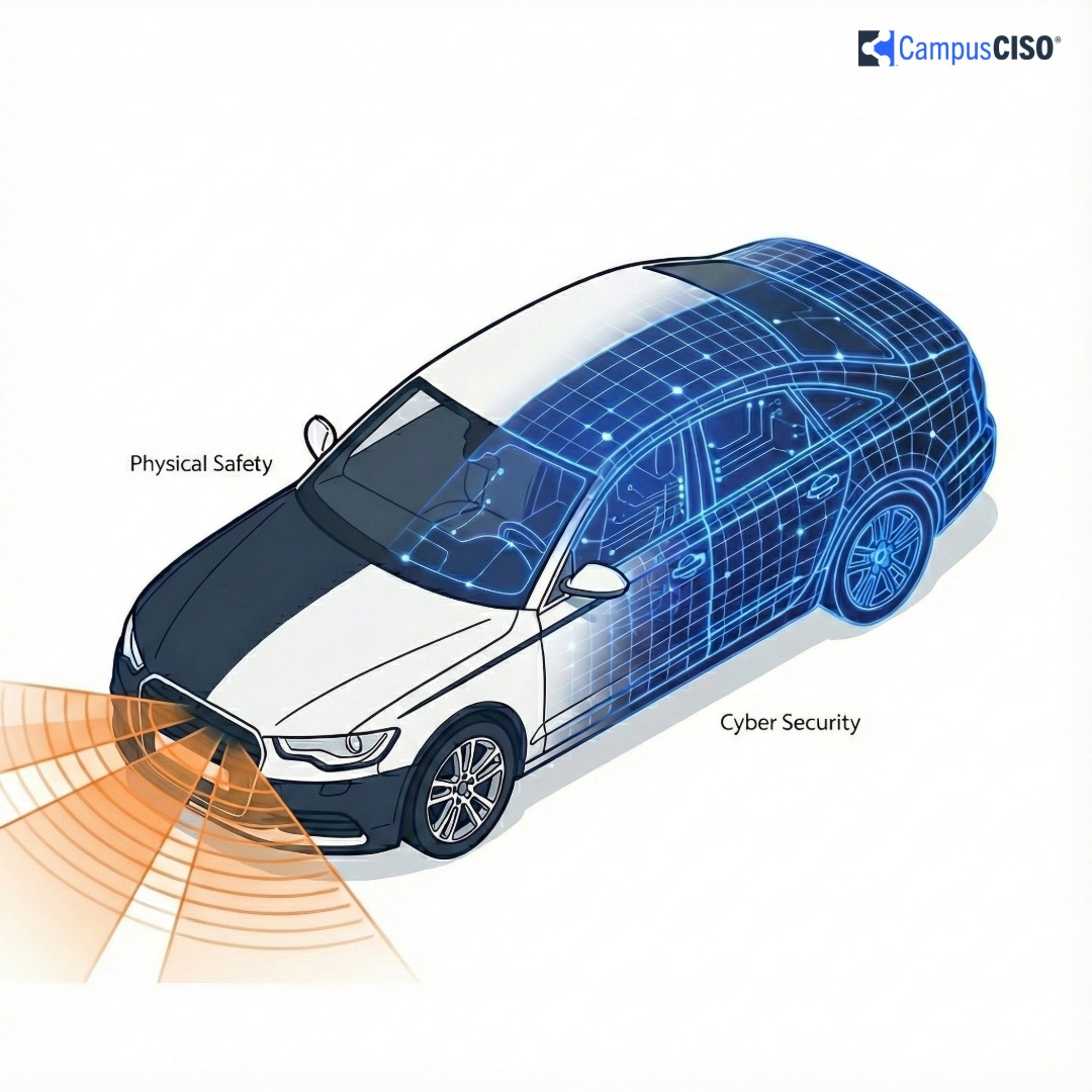 Futuristic autonomous vehicle with data visualization and connected technology