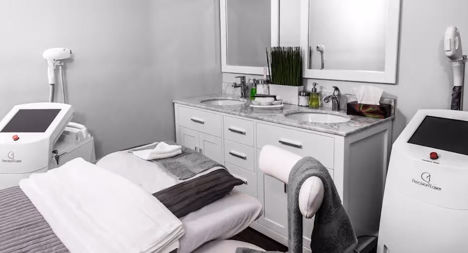 Serene, professional aesthetic clinic interior - what is medical grade skin care