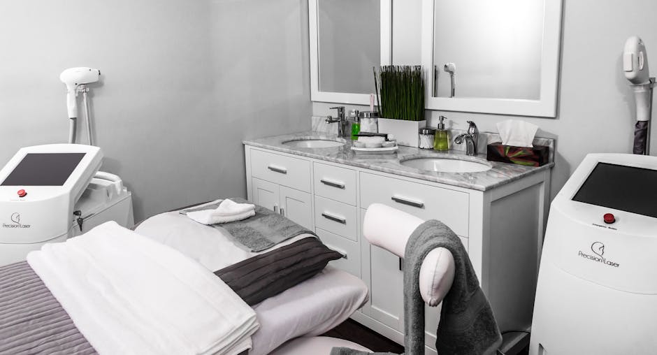 Serene, professional aesthetic clinic interior - what is medical grade skin care