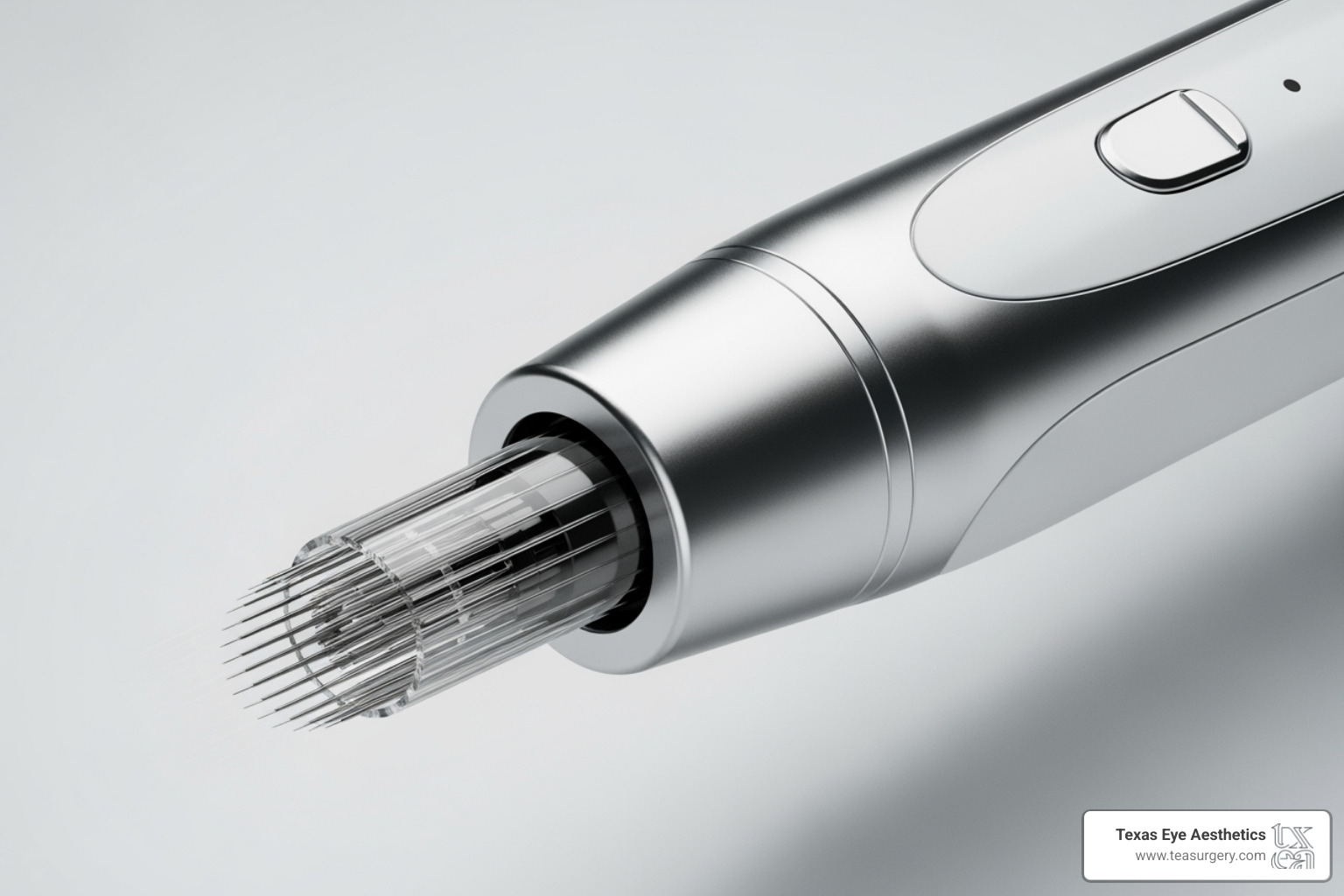 a microneedling device for scalp treatment - female pattern baldness treatment. 
