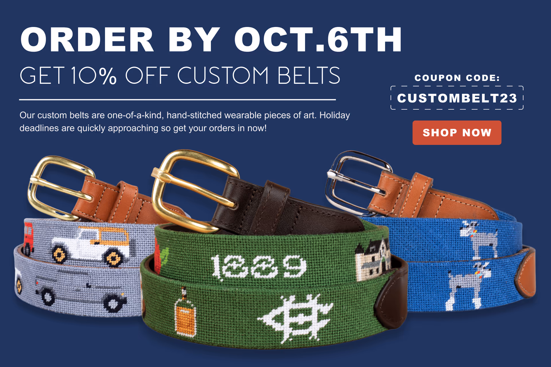 Brewster Belt Co. paid ads campaign by Jolly Web