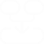 an icon of a flow, where two steps become one